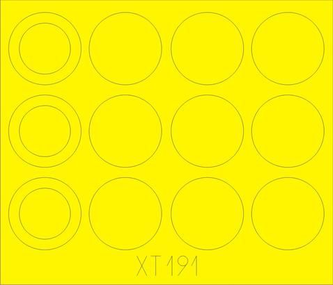 1:35 Merkava IIID wheel masks