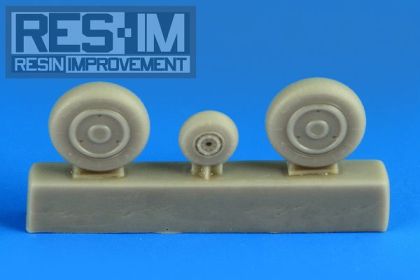 1:72 MiG-21 late wheel set