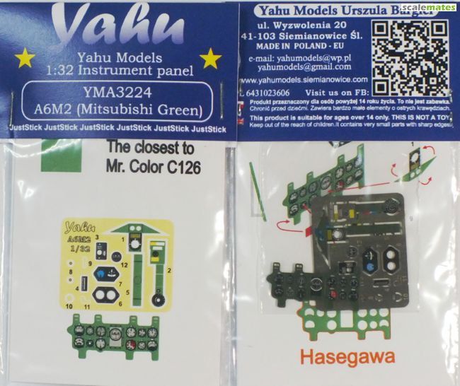 1:32 A6M2 Mitsubishi green