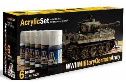 ACRYLIC SET: WWII MILIT. GERMAN ARMY