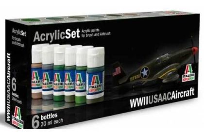 ACRYLIC SET: WWII USAAC AIRCRAFT