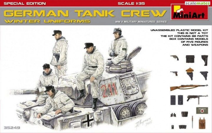 1:35 German Tank Crew Winter Uniform