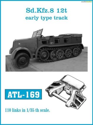 1:35 Sd.Kfz.8 12t Zgkrw.early type track