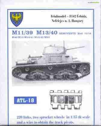 1:35 M11/39 M13/40 Semovente M 40 75/18 M40 M13 M14/41 M15/42 M42