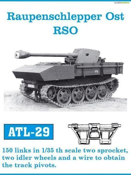 1:35 Raupenschlepper Ost (RSO) Zinnketten