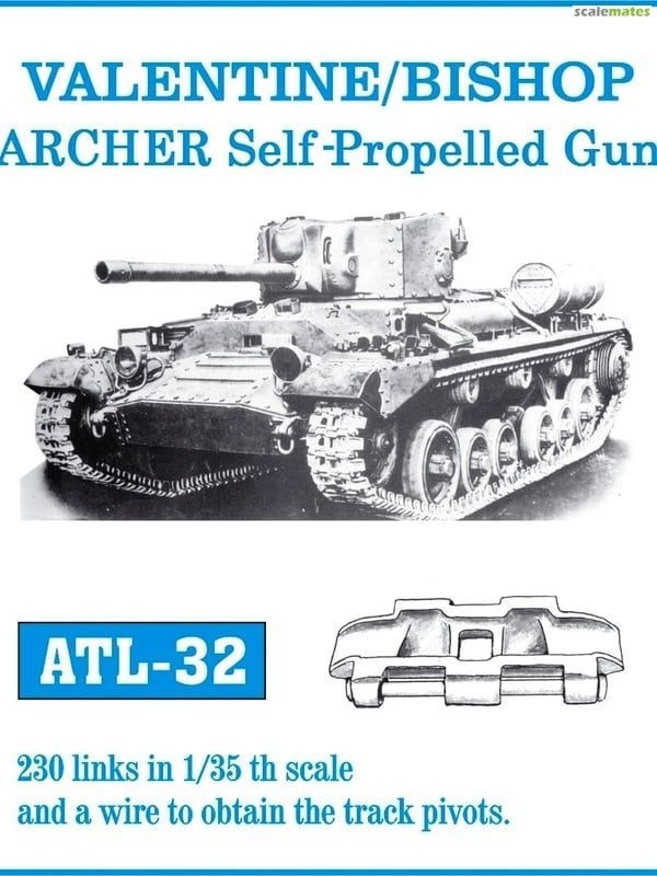 1:35 Valentine/Bishop/Archer Self-Propelled Gun