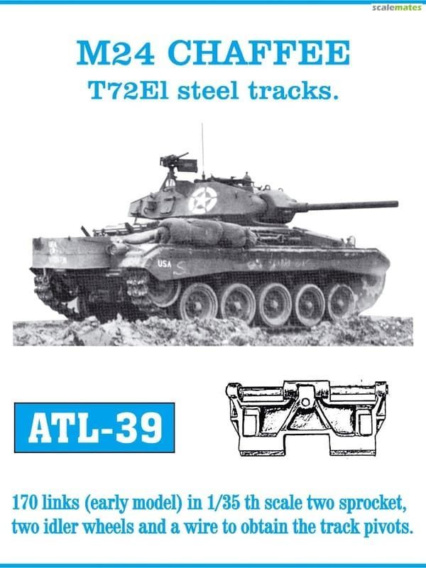 1:35 M24 Chaffee T72E1 steeltracks.
