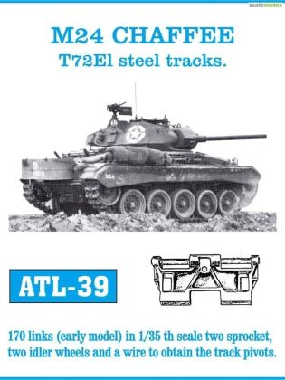 1:35 M24 Chaffee T72E1 steeltracks.