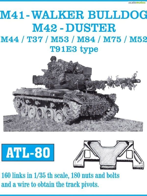 1:35 M41-Walker Bulldog M42-Duster M44 / T37 / M53 / M84 / M75 / M52 T91E3 type