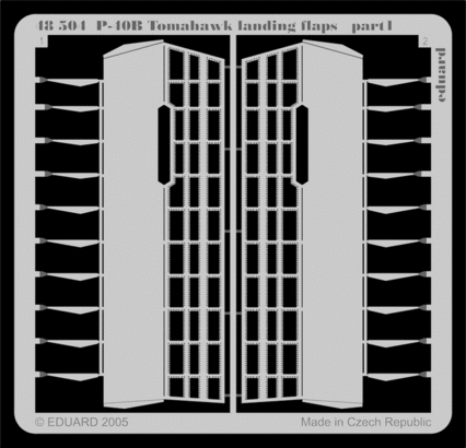 1:48 P-40B landing flaps