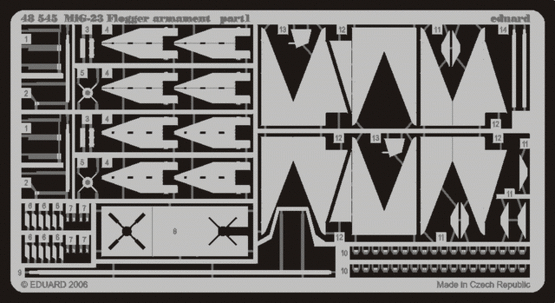 1:48 MiG-23 Flogger armament