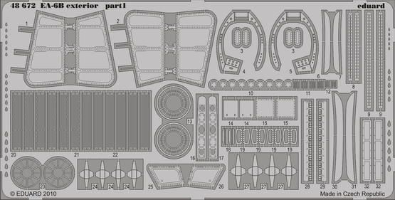 1:48 EA-6B exterior