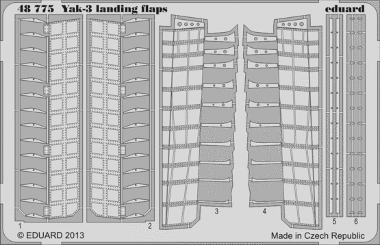 1:48 Yak-3 landing flaps