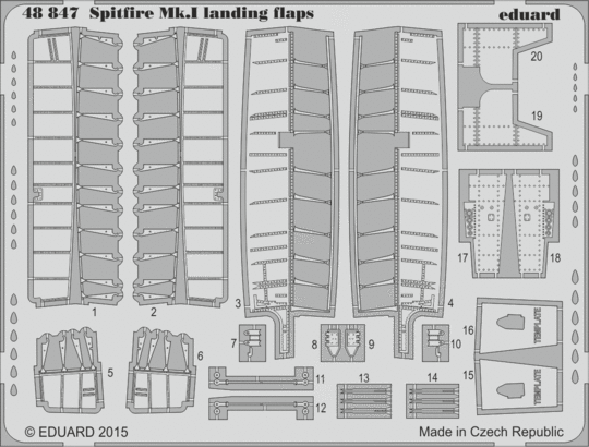 1:48 Spitfire Mk.I landing flaps