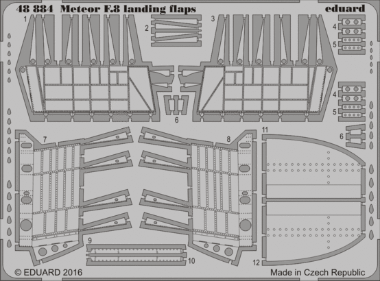 1:48 Meteor F.8 landing flaps