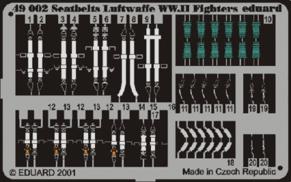 1:48 Seatbelts Luftwaffe WWII Fighters