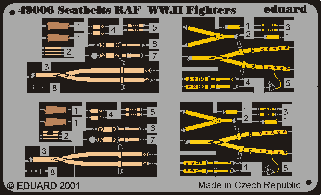 1:48 Seatbelts RAF WWII
