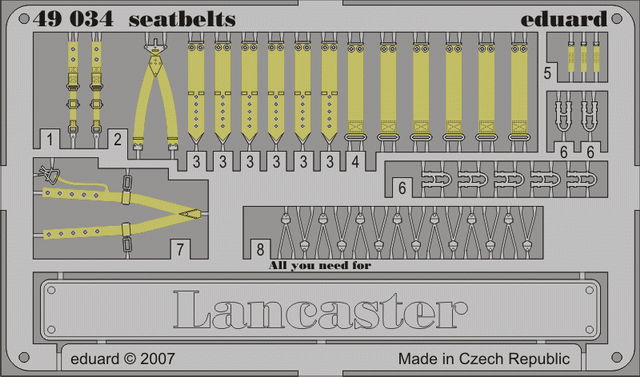 1:48 Lancaster seatbelts