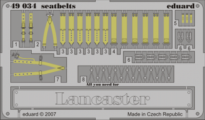 1:48 Lancaster seatbelts