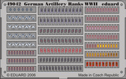 1:48 German Artillery Ranks WWII