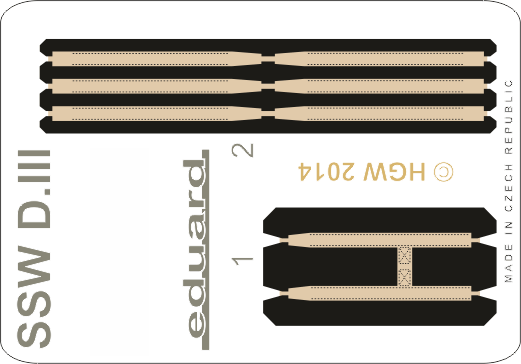 1:48 SSW D.III seatbelts FABRIC