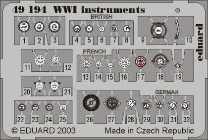 1:48 WWI Instruments