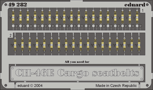 1:48 CH-46E/D seatbelts cargo type