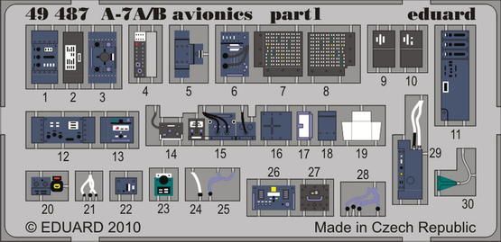 1:48 A-7A/B avionics