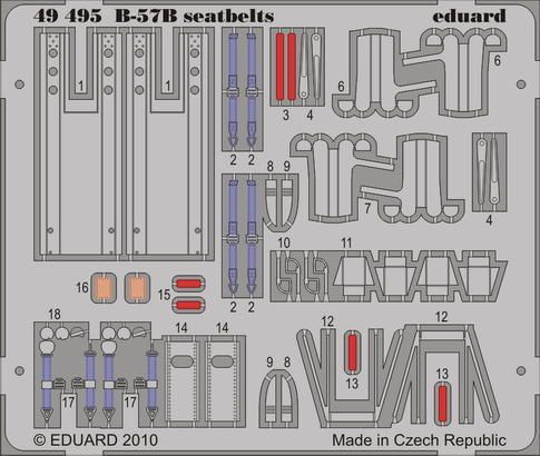 1:48 B-57B seatbelts