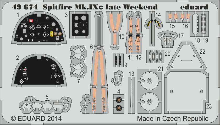 1:48 Spitfire MK.IXc late Weekend