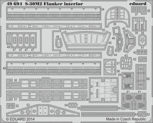 1:48 S-30M-2 Flanker interior S.A.