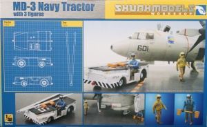 1:48 MD-3 Navy Tractor with 3 figures