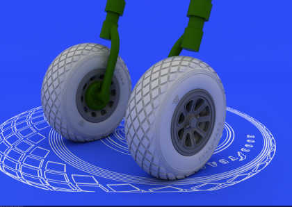 1:32 P-51 wheels