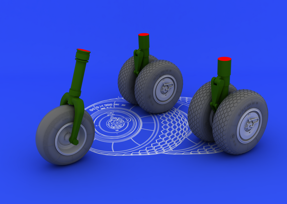 1:32 He 219 wheels