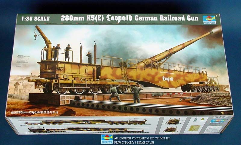 1:35 German 280mm K5(E) Leopold