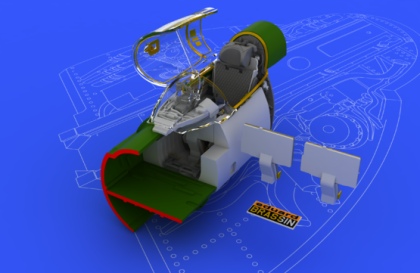 1:48 MiG-21BIS interiér