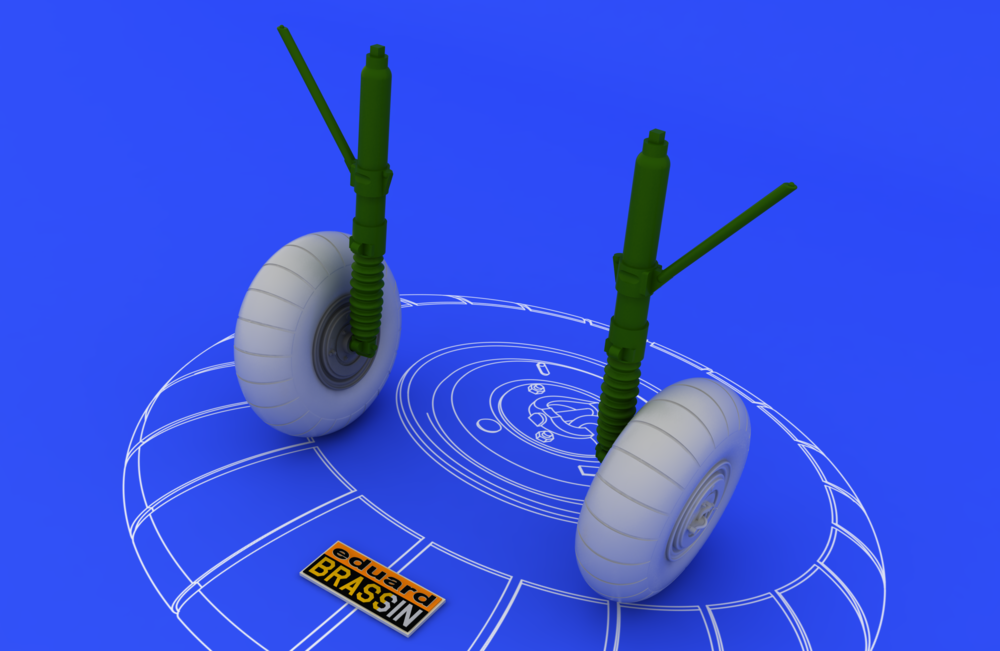 1:48 Bf 110 C/ D main undercarriage wheels