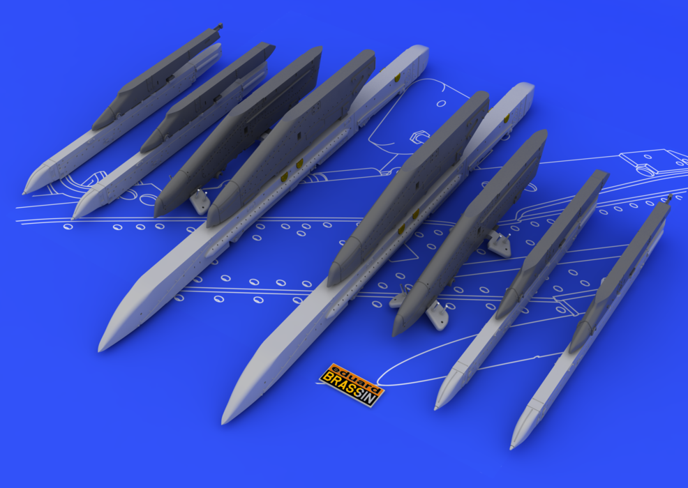 1:48 Su-25K wing pylons