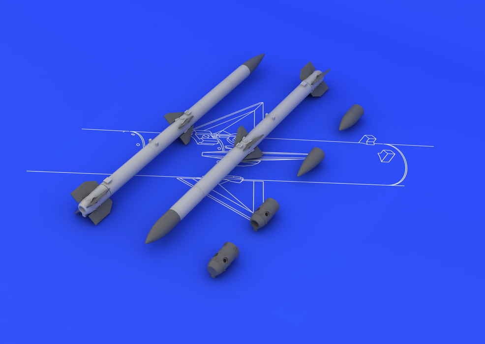 1:48 AIM-120C AMRAAM (2pcs)
