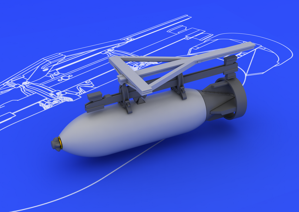 1:48 Spitfire 500lb bomb set