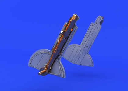 1:48 Spitfire undercarriage legs BRONZE