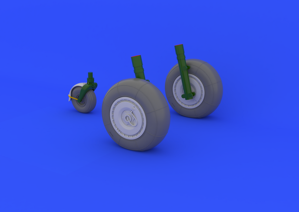 1:48 Ju 88 wheels late