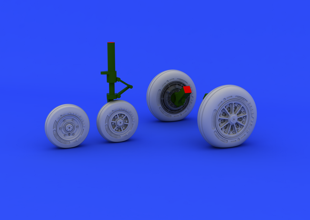 1:48 F-104 undercarriage wheels late