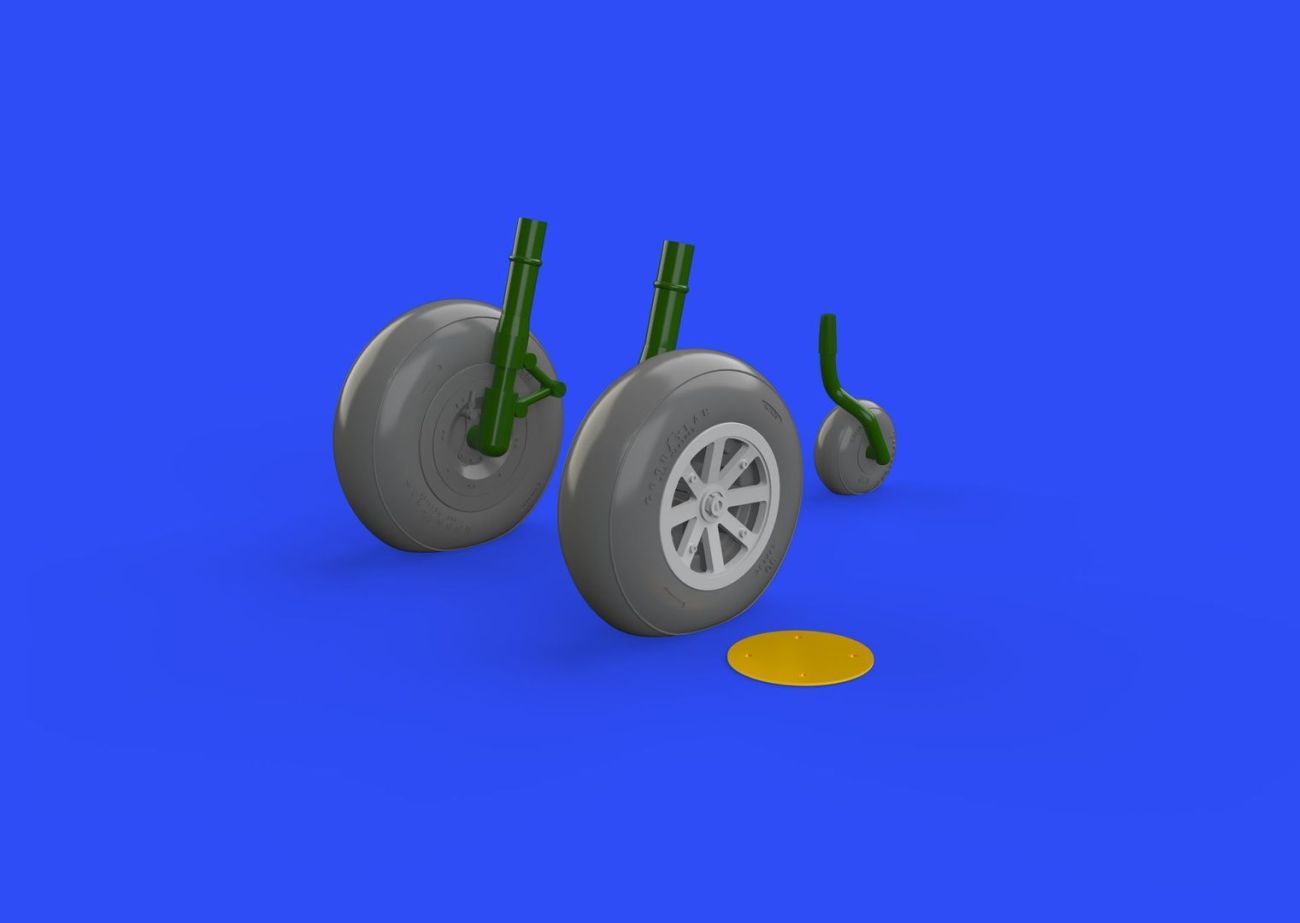 1:48 P-40B wheels