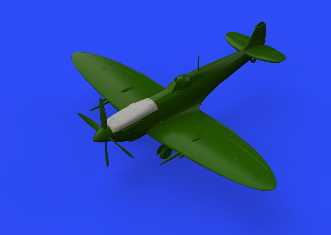 1:48 Spitfire Mk. IX top cowl early