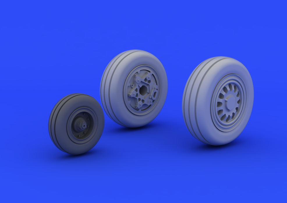 1:72 F-16CJ Block 50 wheels