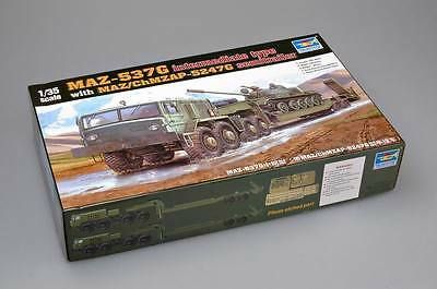 1:35 MAZ-537G intermediate type with MAZ/ChMZAP 5247G semitrailer