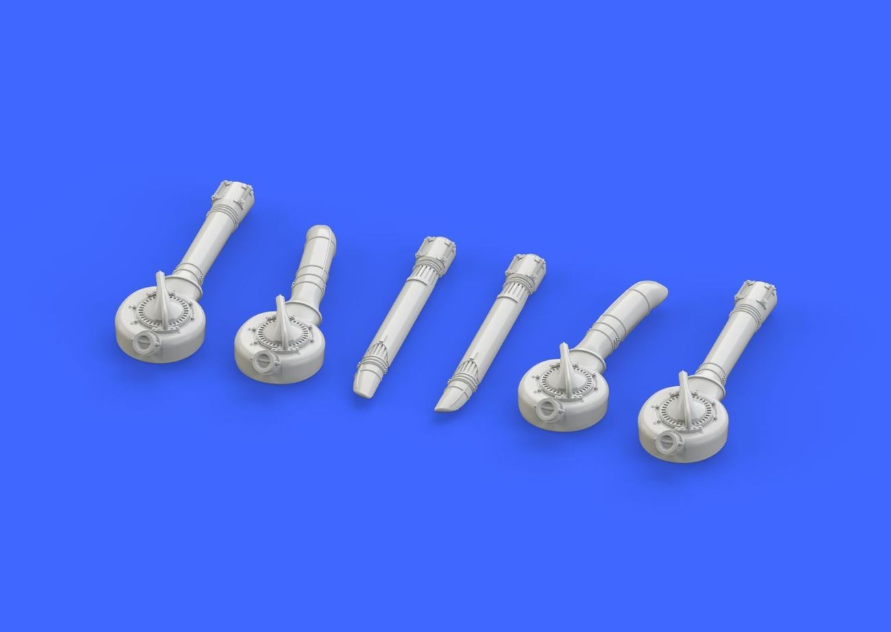 1:72 B-17G turbochargers