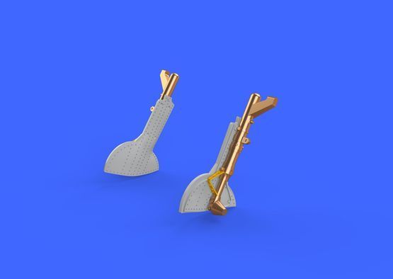 1:72 Spitfire Mk.IX legs BRONZE