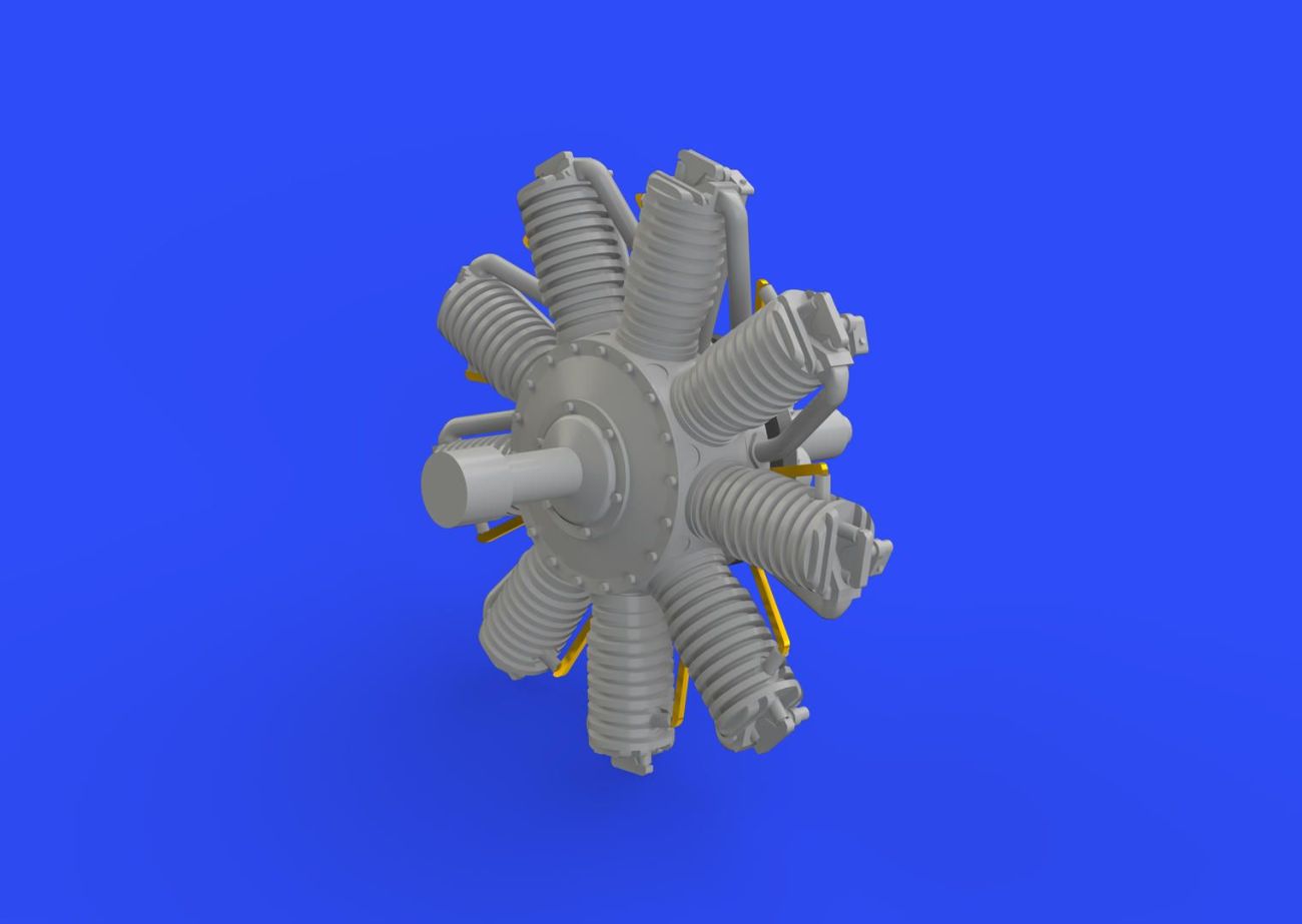 1:72 Fokker Dr.I engine